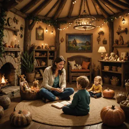 Implicarea Copiilor prin Povestiri: Poveștile Stimulează Creativitatea la Cei Mici